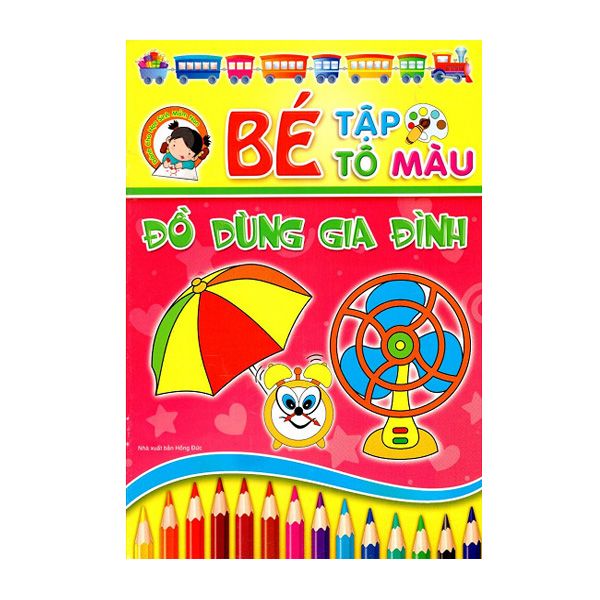 Bé Tập Tô Màu - Đồ Dùng Gia Đình