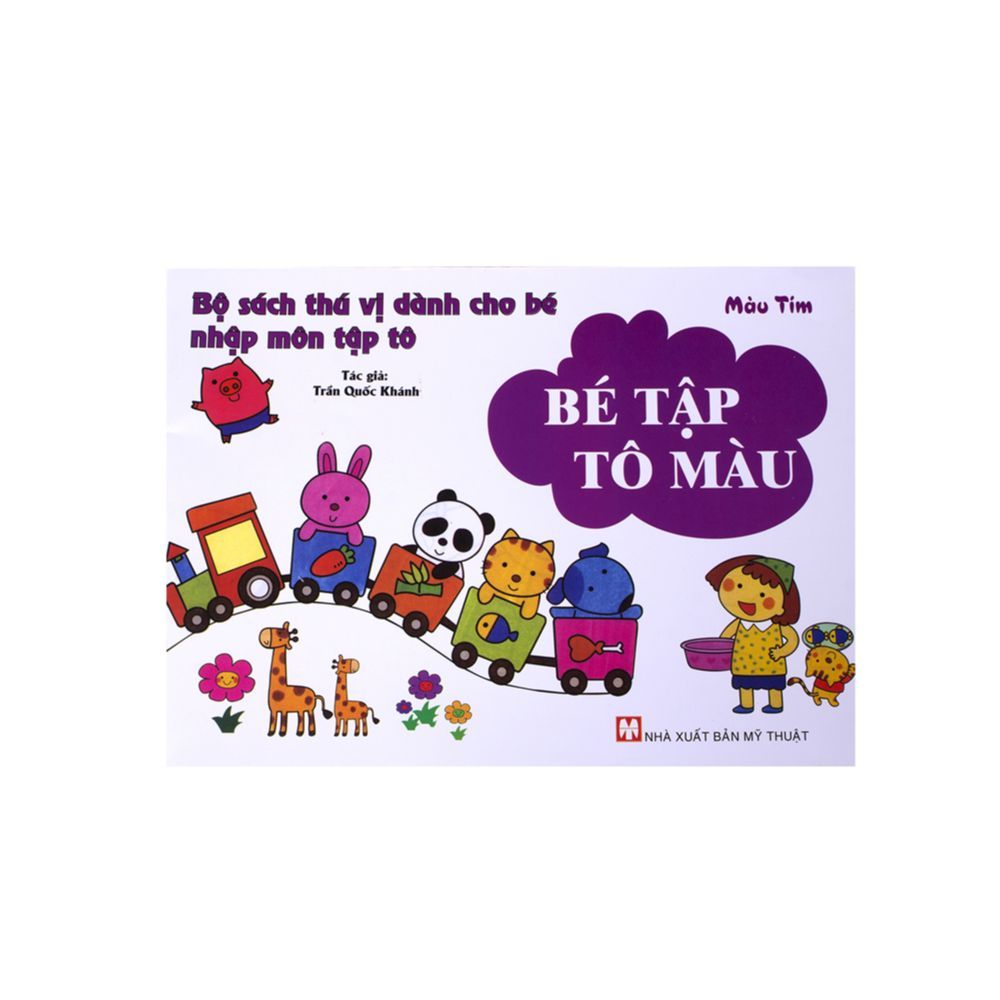 Bé Tập Tô Màu - Màu Tím