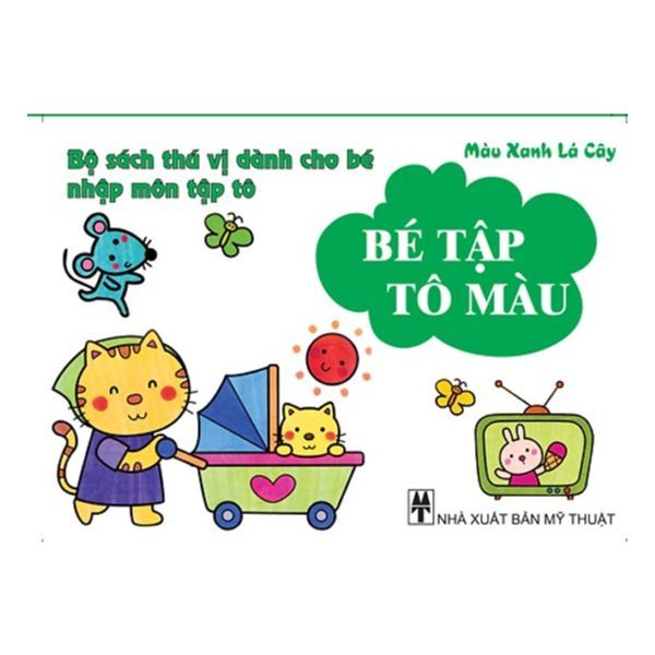 Bé Tập Tô Màu - Màu Xanh Lá Cây