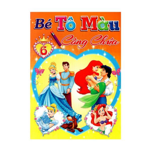 Bé tô màu công chúa T6