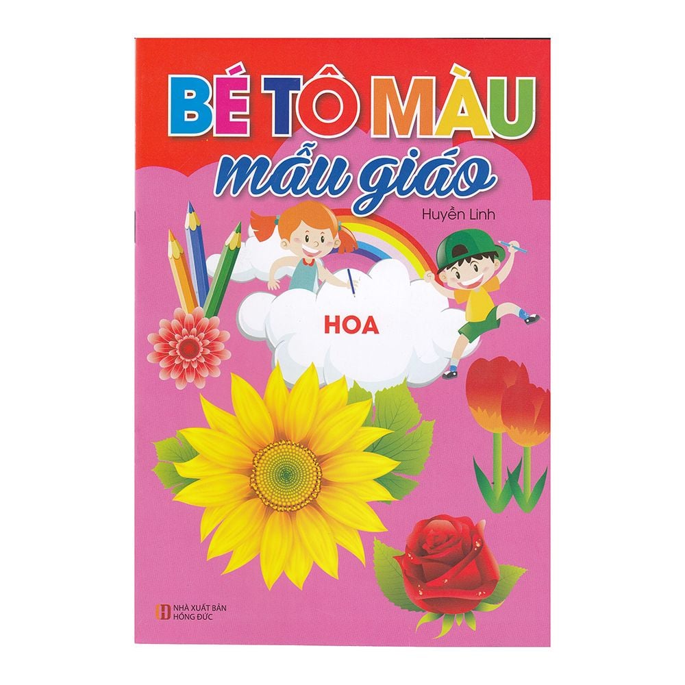 Bé Tô Màu Mẫu Giáo - Hoa