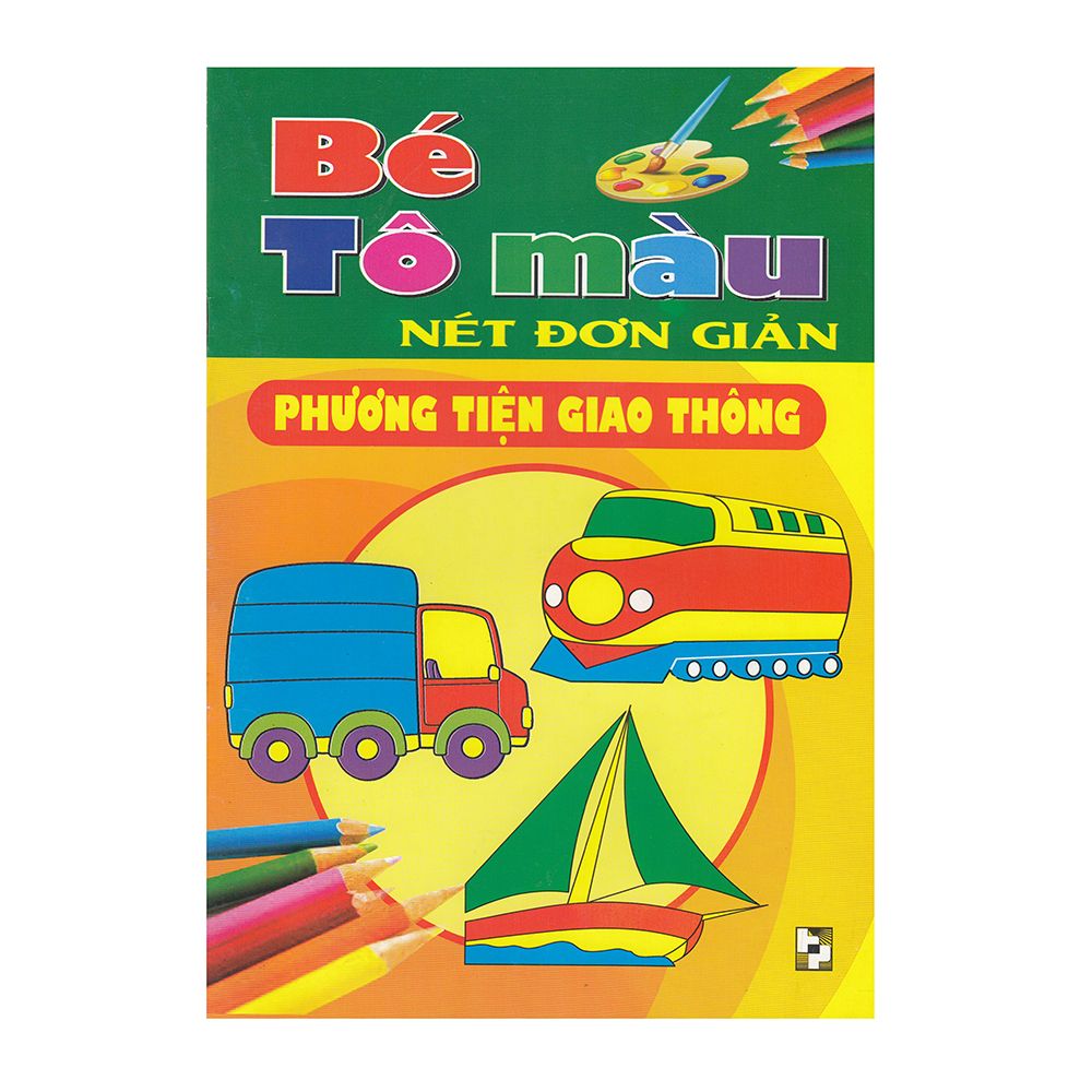 Bé Tô Màu Nét Đơn Giản - Phương Tiện Giao Thông