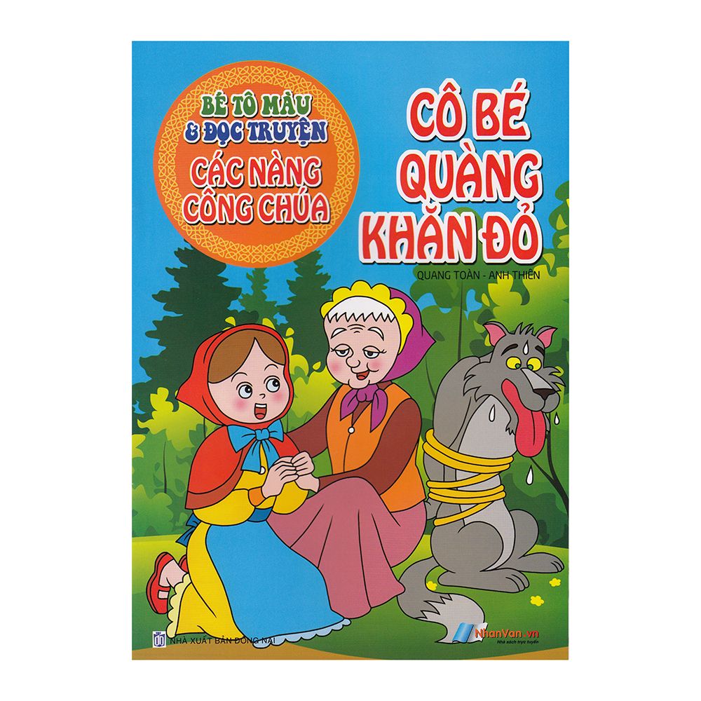 Bé Tô Màu Và Đọc Truyện - Cô Bé Quàng Khăn Đỏ