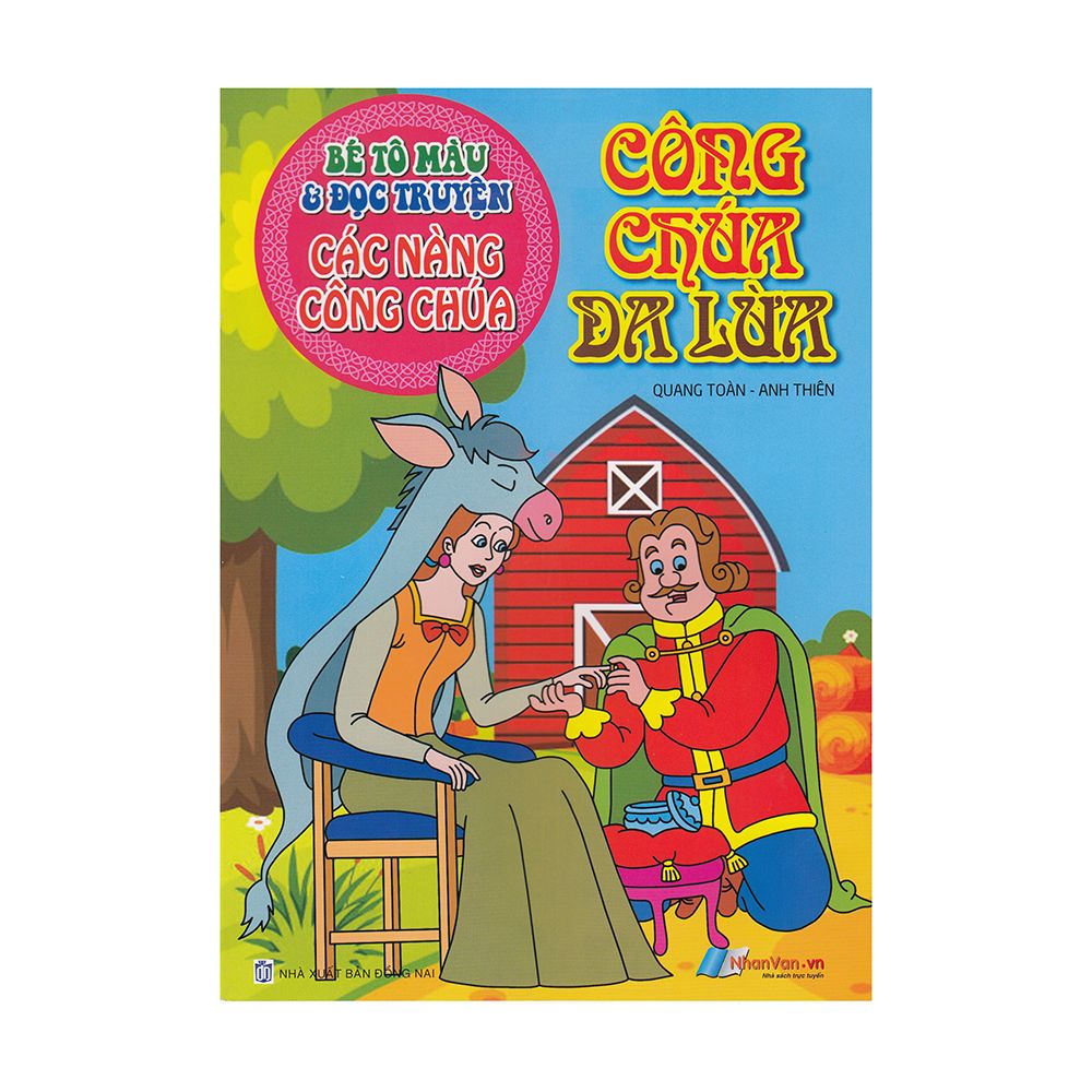 Bé Tô Màu Và Đọc Truyện - Công Chúa Da Lừa