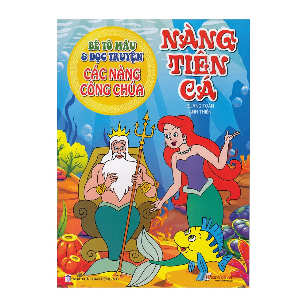 Bé Tô Màu Và Đọc Truyện - Nàng Tiên Cá