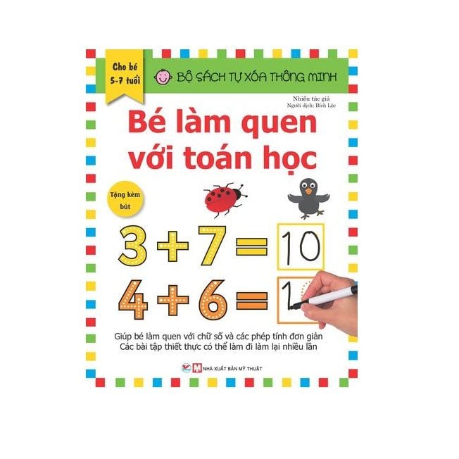 Bộ Sách Tự Xóa Thông Minh - Bé Làm Quen Với Toán Học