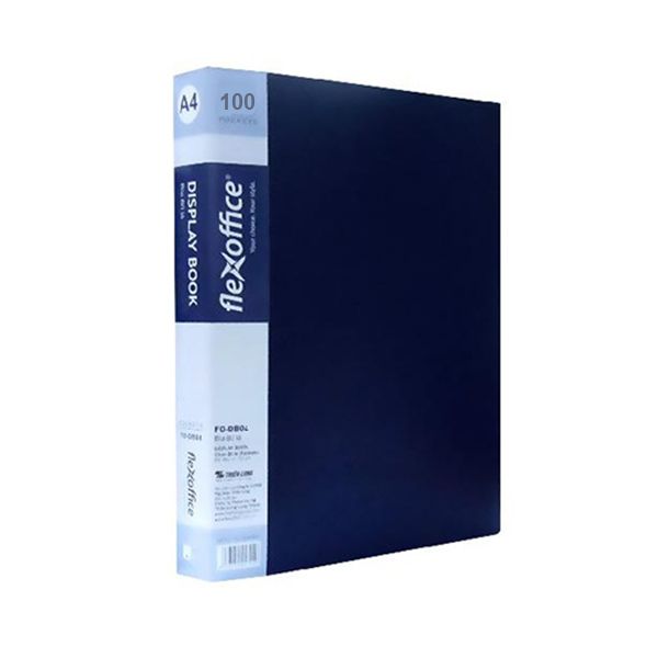Bìa Lá Thiên Long Flexoffice FO-DB05 (100 Lá) - Xanh Đậm