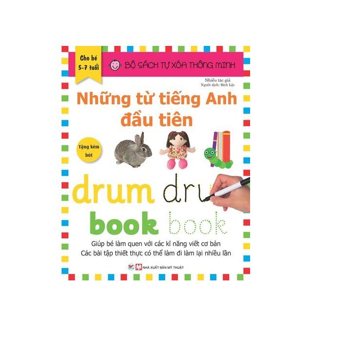 Bộ sách tự xóa thông minh - Những từ tiếng anh đầu tiên
