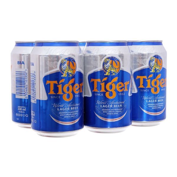 Bia Tiger Lon 330ml