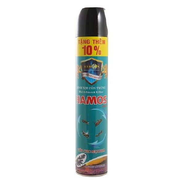 Bình Xịt Côn Trùng Hamos Hương Cam Chanh 600ml