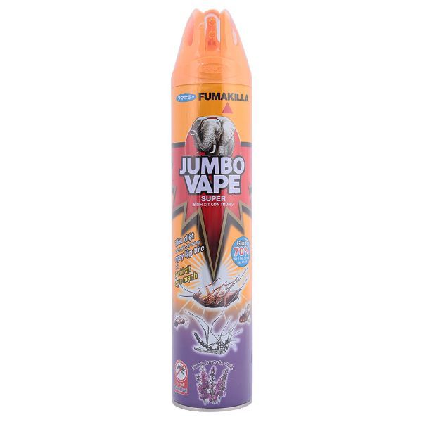Bình Xịt Côn Trùng Jumbo Vape (600ml) - Lavender Pháp