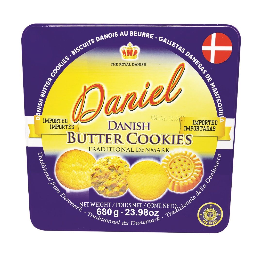 Bánh Daniel Butter Cookies - Hộp Thiếc - 680g