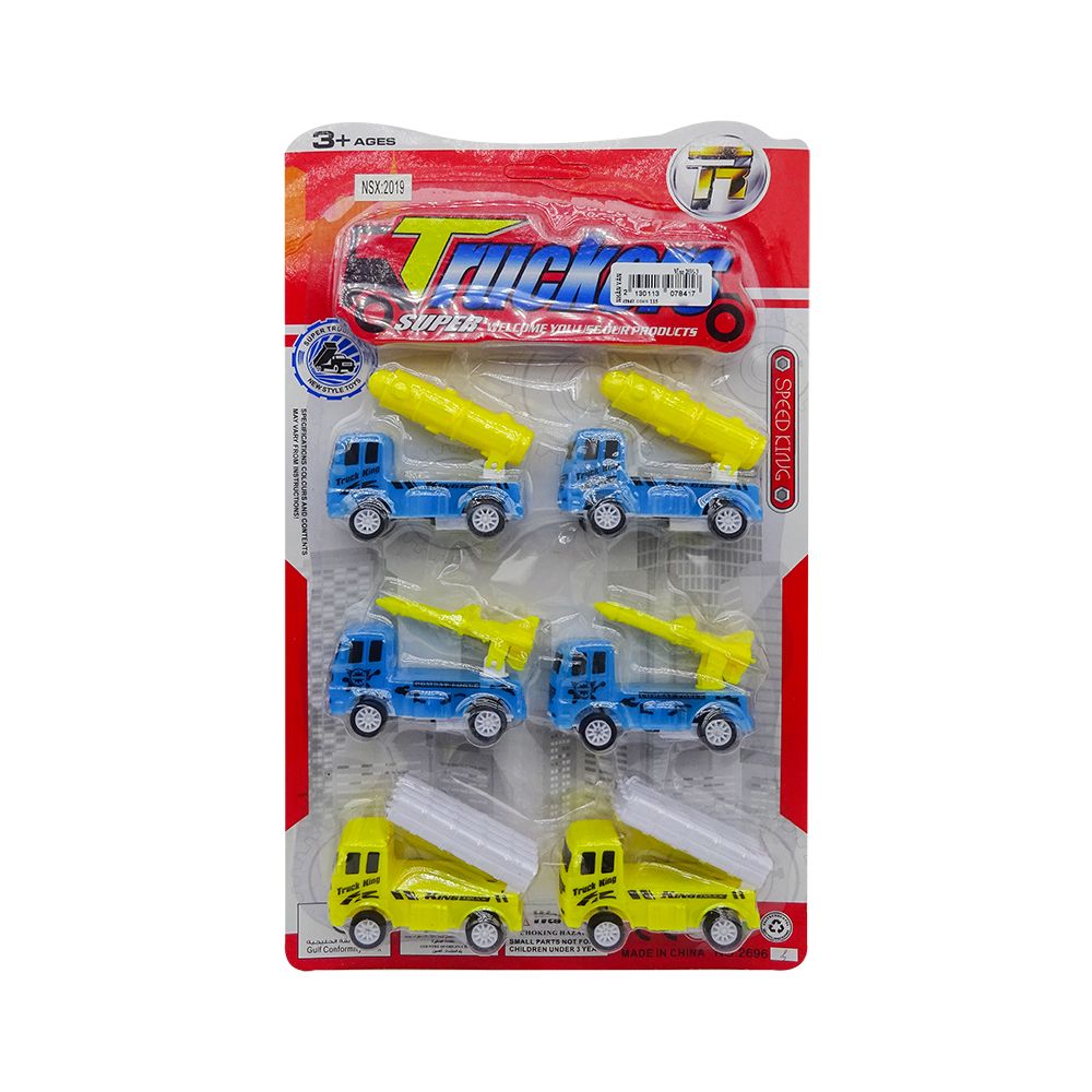Bộ 6 Xe Mô Hình Truckers No.2696-3