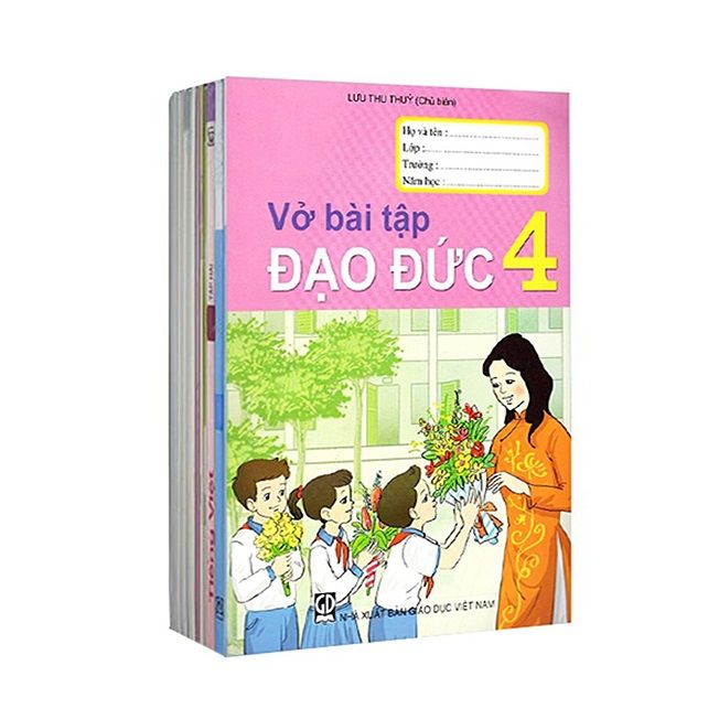 Bộ Sách Giáo Khoa Bài Tập - Lớp 4 - 11 Cuốn