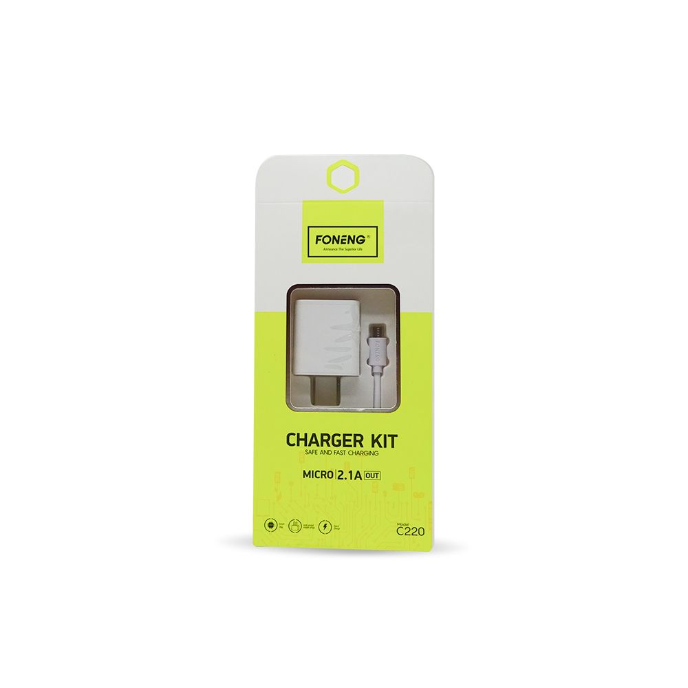 Bộ Cáp Sạc Foneng Micro 2.1A C220