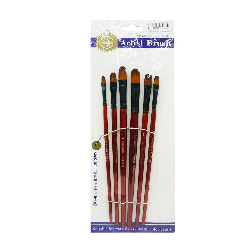 Bộ Cọ Vẽ Keep Smiling Artist Brushes 6C8-6Z