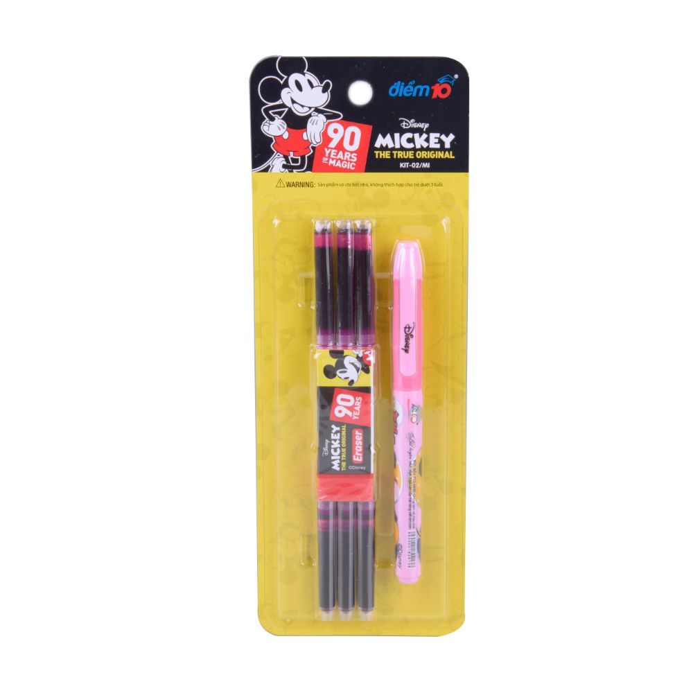 Bộ Dụng Cụ Học Sinh Hình Ảnh Mickey KIT-02