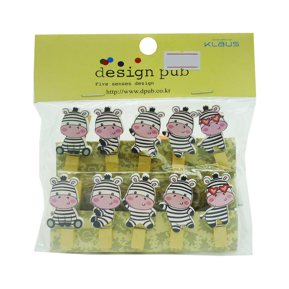 Bộ Kẹp Ảnh Gỗ (10 Cái)