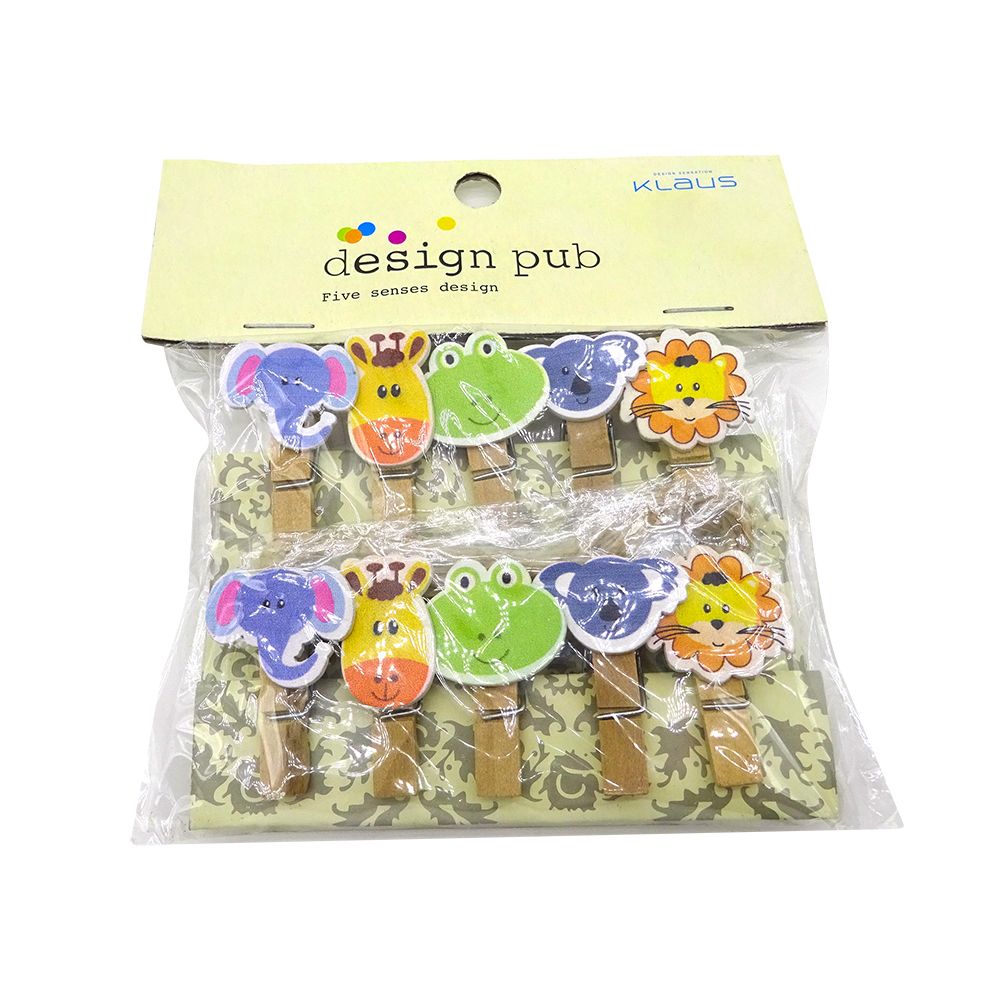 Bộ Kẹp Ảnh Gỗ Klaus (10 Cái)