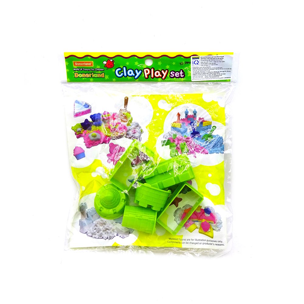 Bộ Khuôn Nặn Hình Donerland FB03083