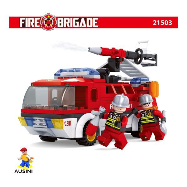 Bộ Lắp Ráp Hình Xe Cứu Hỏa AUSINI (21503)