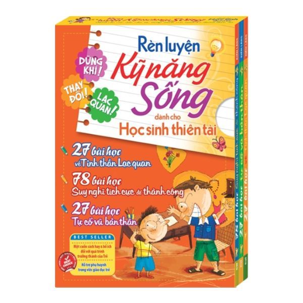 Bộ Rèn Luyện Kỹ Năng Sống Dành Cho Học Sinh Thiên Tài (Bộ 3 Cuốn)