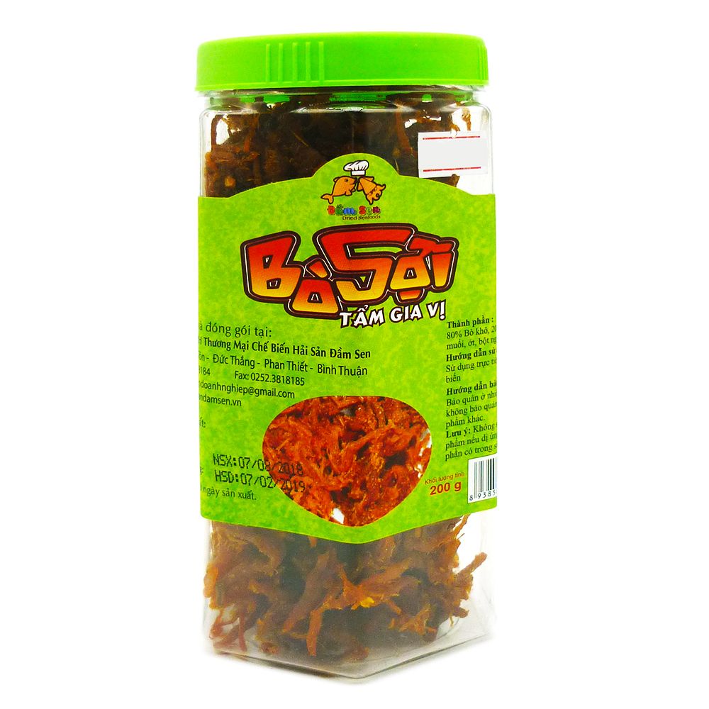 Bò Sợi Tẩm Gia Vị Đầm Sen (200g)