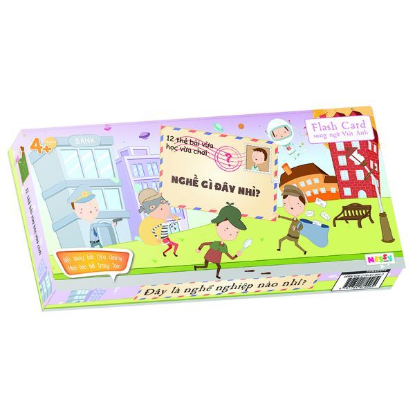 Bộ Thẻ Học Song Ngữ Guess-Silde Cards - Nghề Gì Đây Nhỉ?