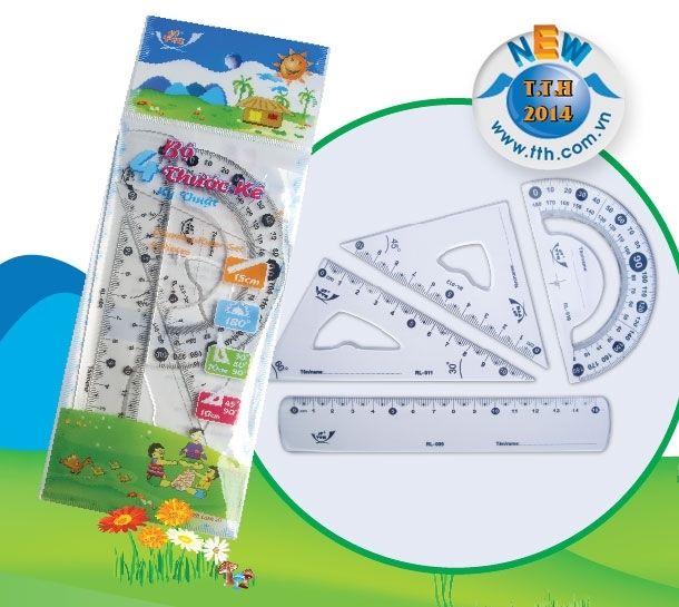 Bộ Thước Kẻ Kỹ Thuật - TTHBO- 401