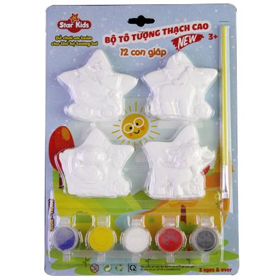 Bộ Tô Tượng Thạch Cao 12 Con Giáp