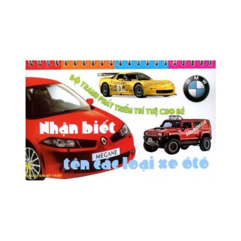 Bộ Tranh Phát Triển Trí Tuệ Cho Bé - Nhận Biết Các Loại Xe Ô Tô
