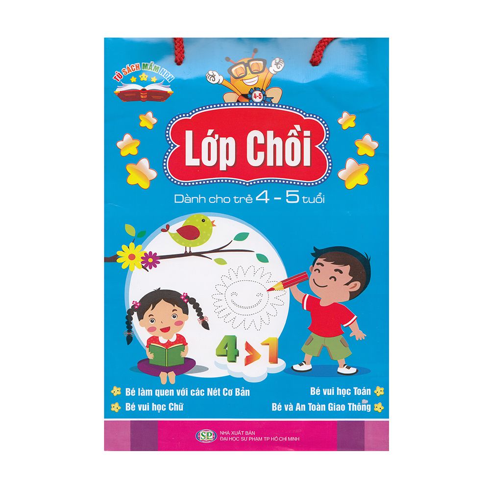 Bộ Túi Bé Vui Học Toán - Lớp Chồi (9 Cuốn)