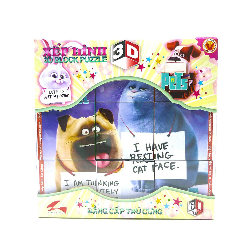 Bộ Xếp Hình 3D Block Puzzle