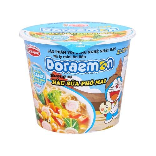 Mỳ ly mini doraemon hàu sữa phô mai*12