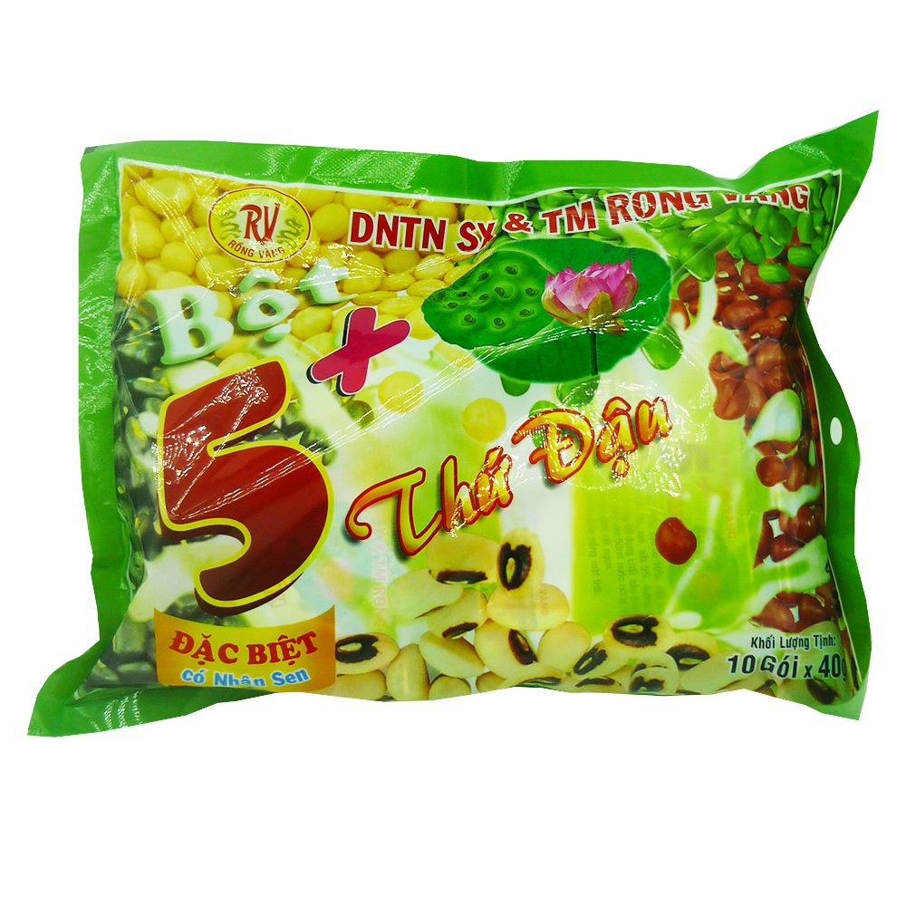 Bột 5 Thứ Đậu - Có Nhân Sen (40g x 10 Gói)