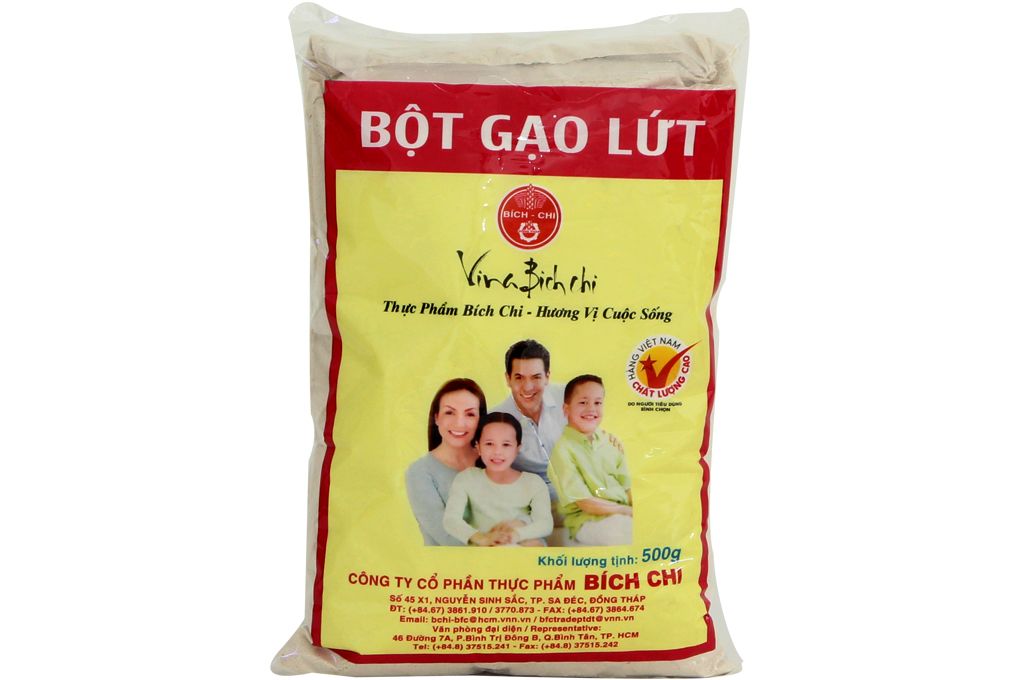  Bột Gạo Lứt Bích Chi Gói (500g) 