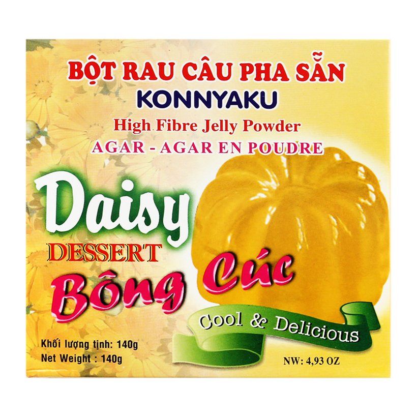 Bột Rau Câu Pha Sẵn Konnyaku Hương Bông Cúc