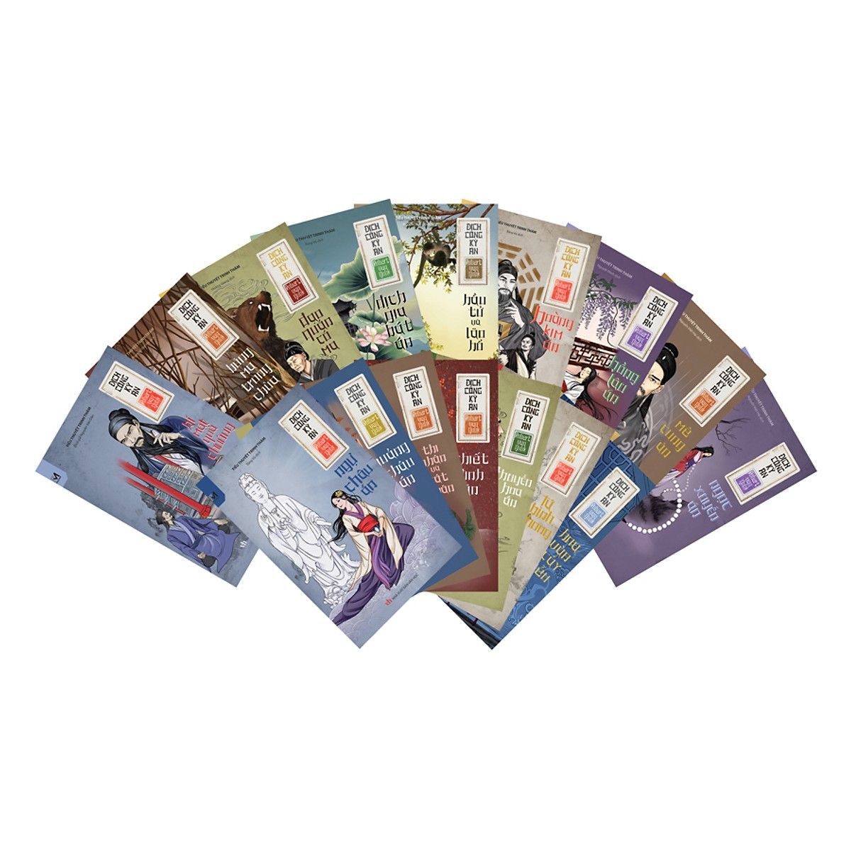 Boxset Địch Công Kỳ Án Trọn Bộ 16 Cuốn