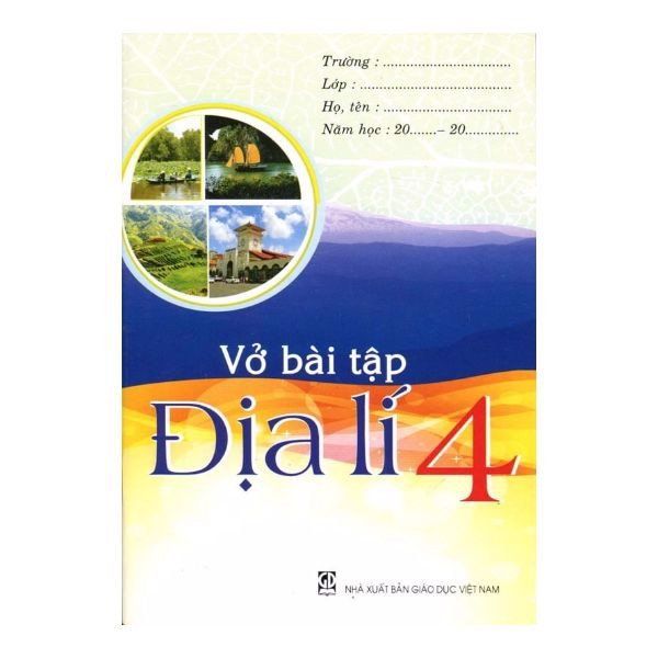 Vở Bài Tập Địa Lí - Lớp 4 - Tái Bản 2021