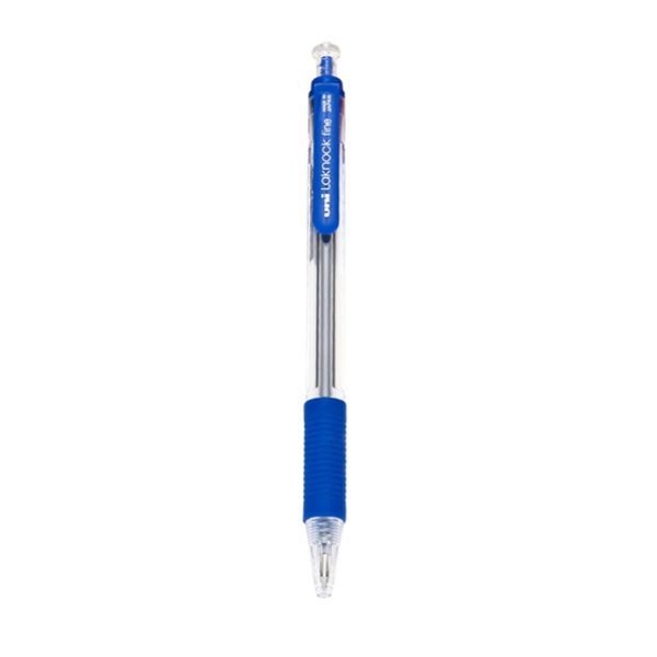 Bút Bi Bấm Uni-ball Lacknock Grip SN-101 (0.7mm) - Mực Xanh