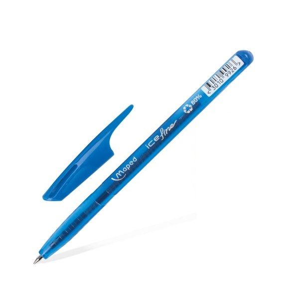 Bút Bi Maped Mực Xanh