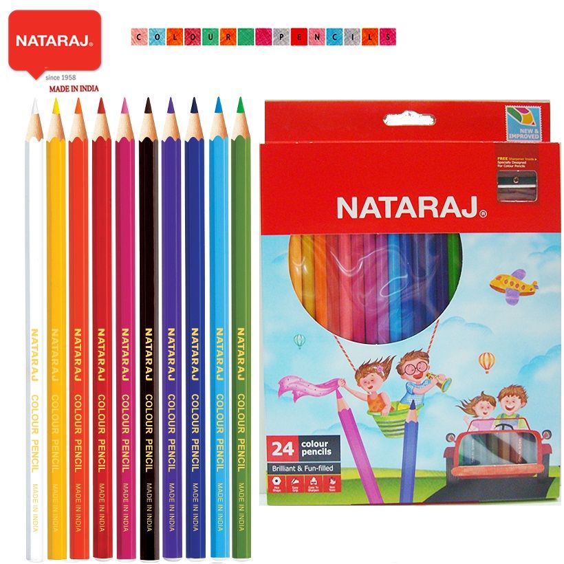 Bút Chì 24 Màu Nataraj