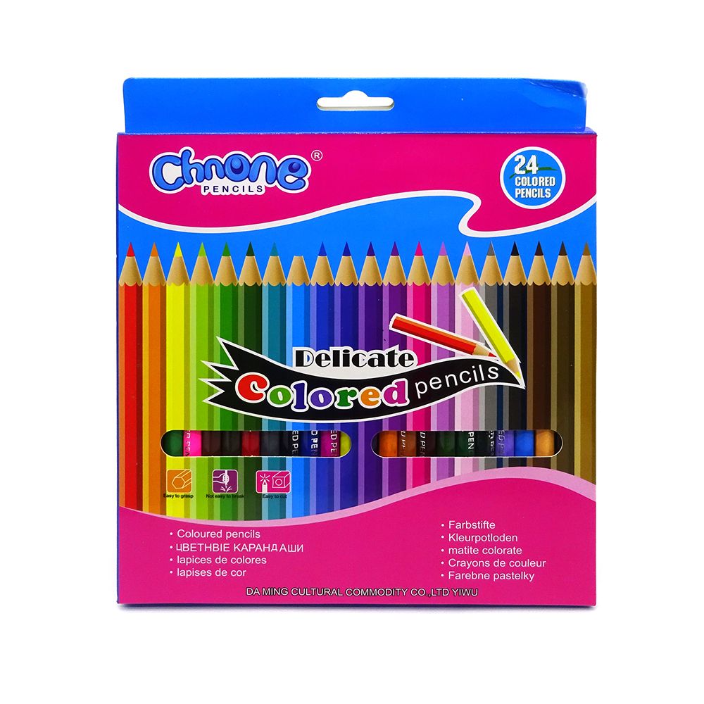 Bút Chì Màu Chnone Pencils DM-0124 (24 Màu)