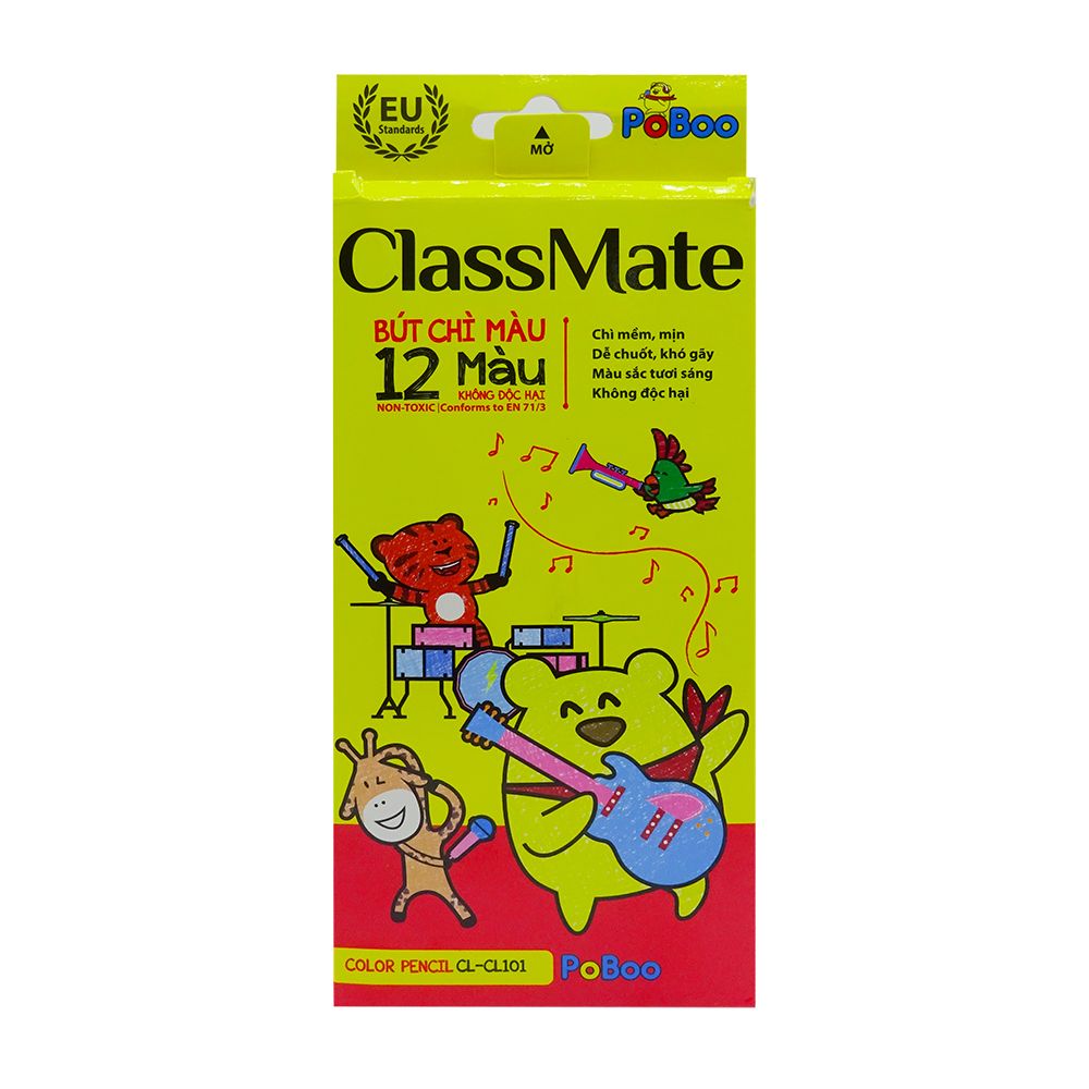Chì màu hộp 12 màu CL-CL101
