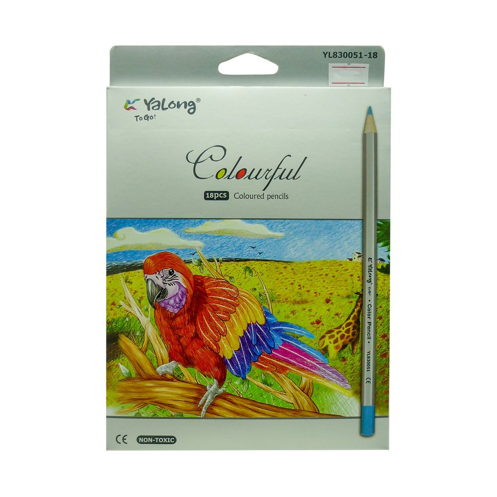 Bút Chì Màu Colourful Yalong (18 Màu)