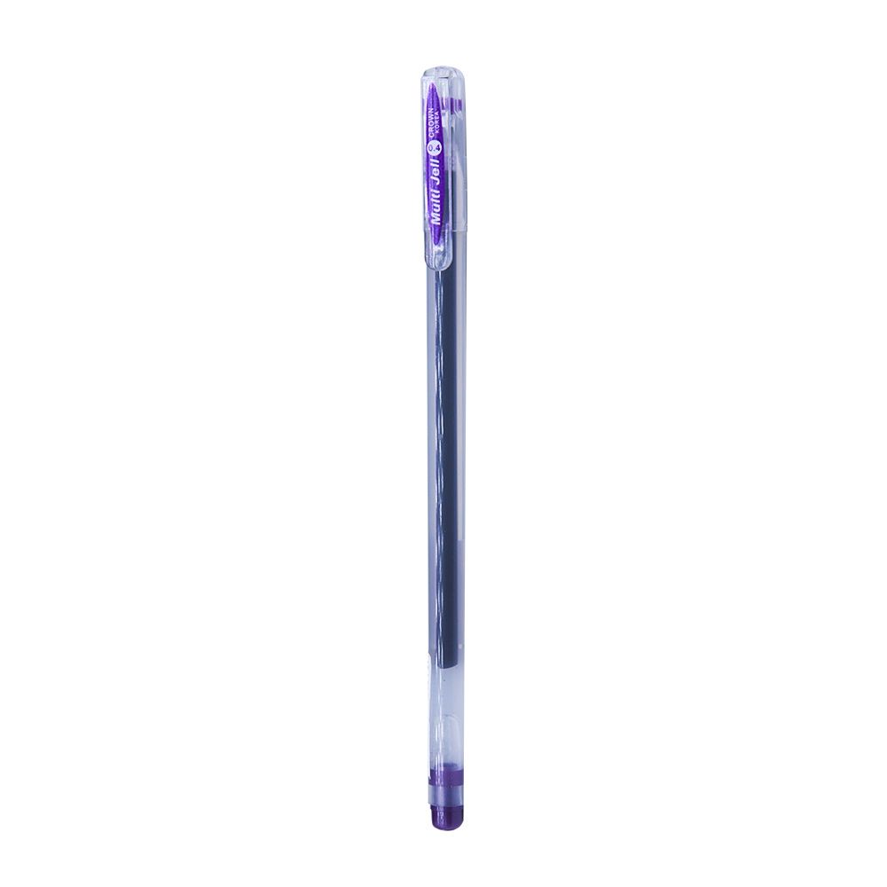Bút Gel Crown MTJ-500 0.4mm - Tím