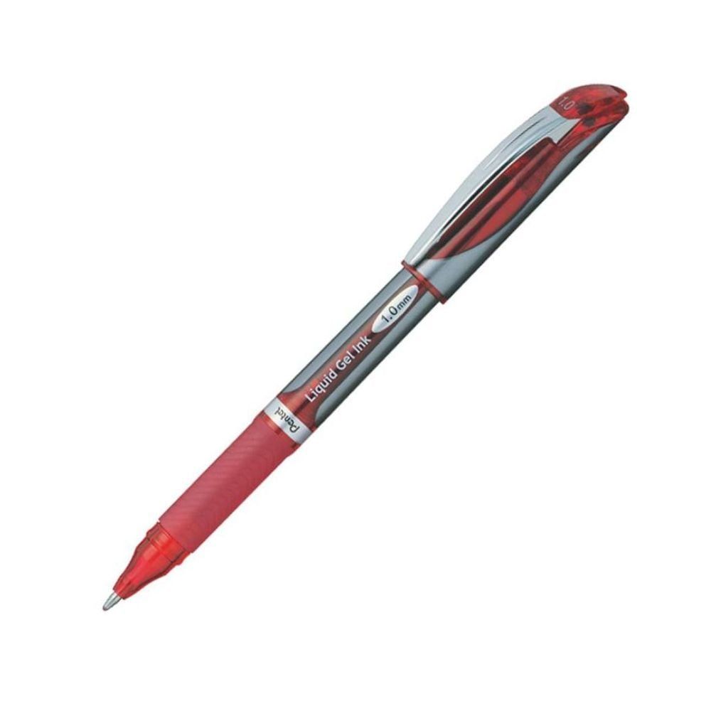 BL60_B Bút bi nước bấm 1.0mm đỏ