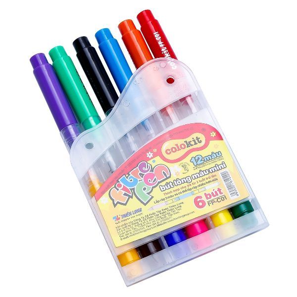 Bút Lông 2 Đầu Thiên Long FP-C01 (12 Màu)
