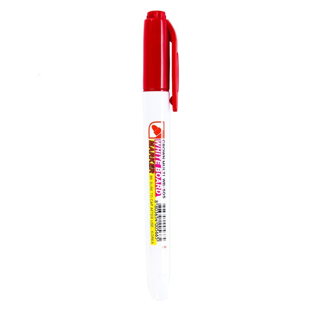 Bút Lông Bảng Crown WB-505 (Mực Đỏ)