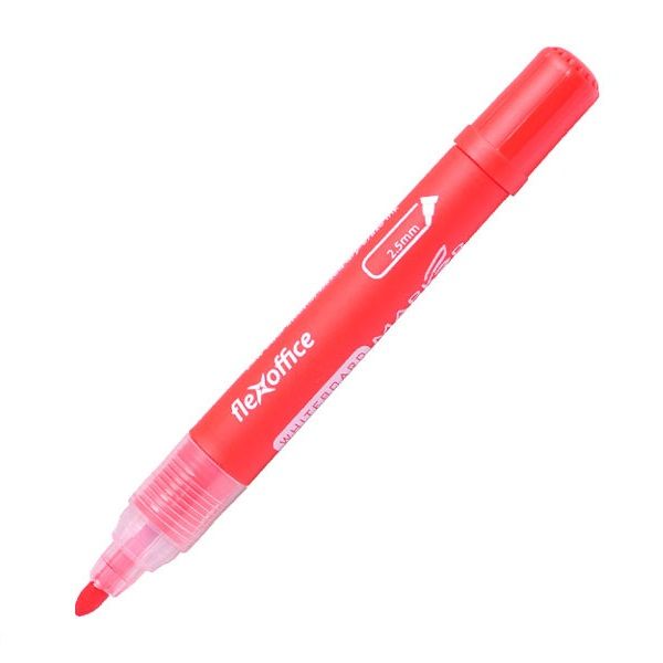 Bút Lông Bảng Flexoffice FO-WB02 - Màu Đỏ